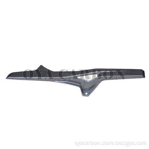 Carbon Fiber Aprilia Silver Mesh Chain Guard